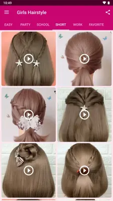 Girls Hairstyle android App screenshot 10