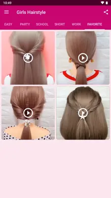 Girls Hairstyle android App screenshot 11