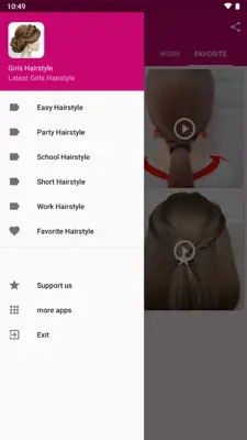 Girls Hairstyle android App screenshot 12