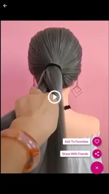 Girls Hairstyle android App screenshot 2