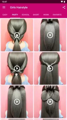 Girls Hairstyle android App screenshot 3