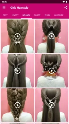 Girls Hairstyle android App screenshot 5